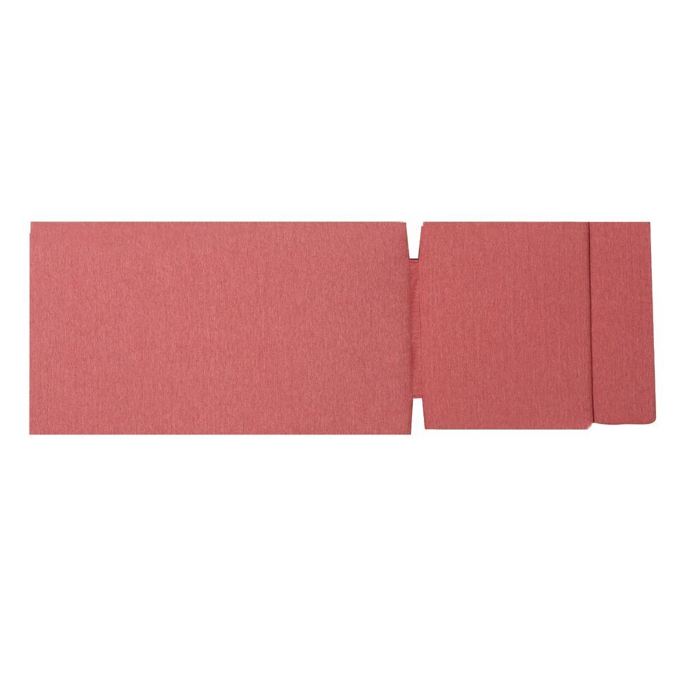 (2-Pack) SALEM Outdoor Chaise Lounge Cushions – Red, Water-Resistant, 79" x 27"