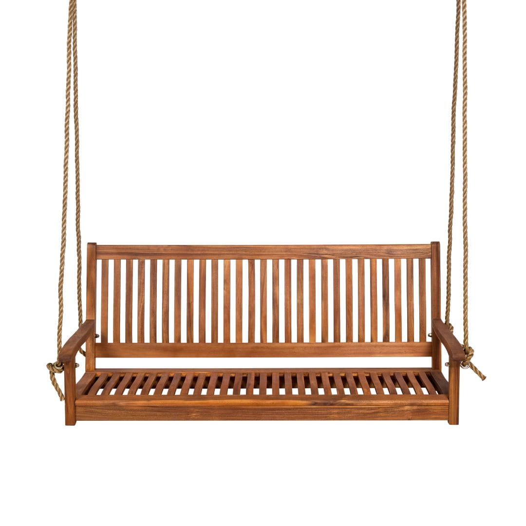 Hayden Acacia Porch Swing by East Green