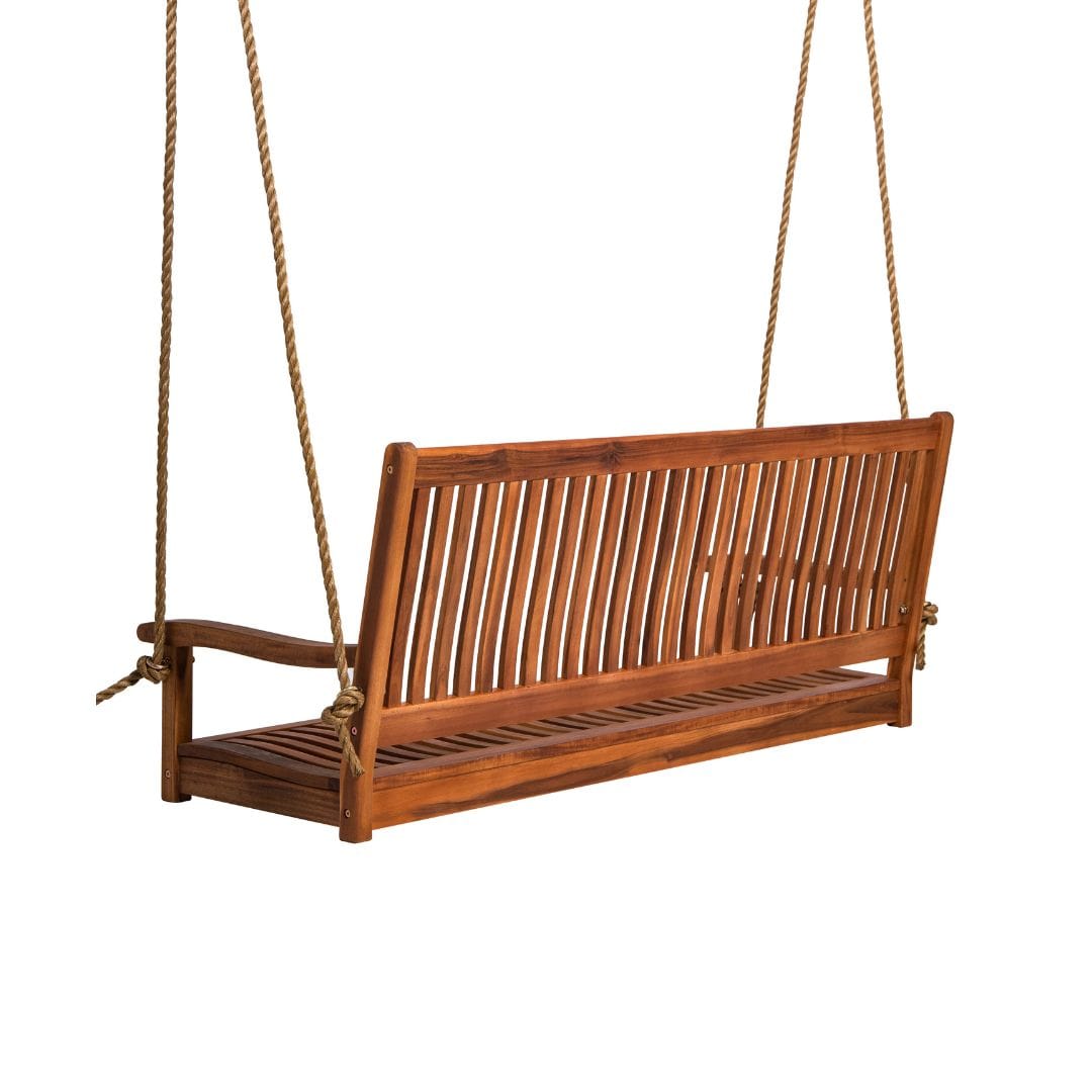 Hayden Acacia Porch Swing by East Green