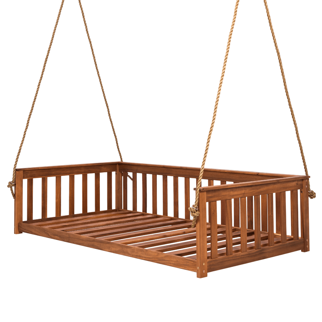 Charleston Acacia Daybed Swing by East Green