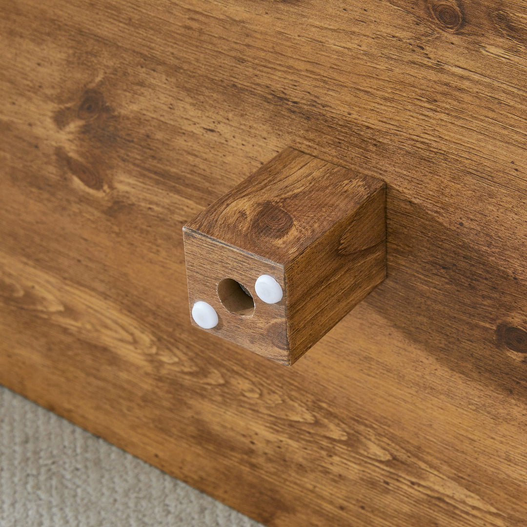 Mid-Century Modern Natural Wood Coffee Table β 47" Rectangular MDF Design