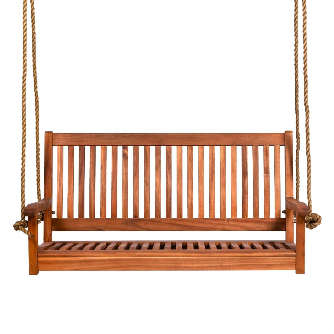 Hayden Acacia Porch Swing by East Green