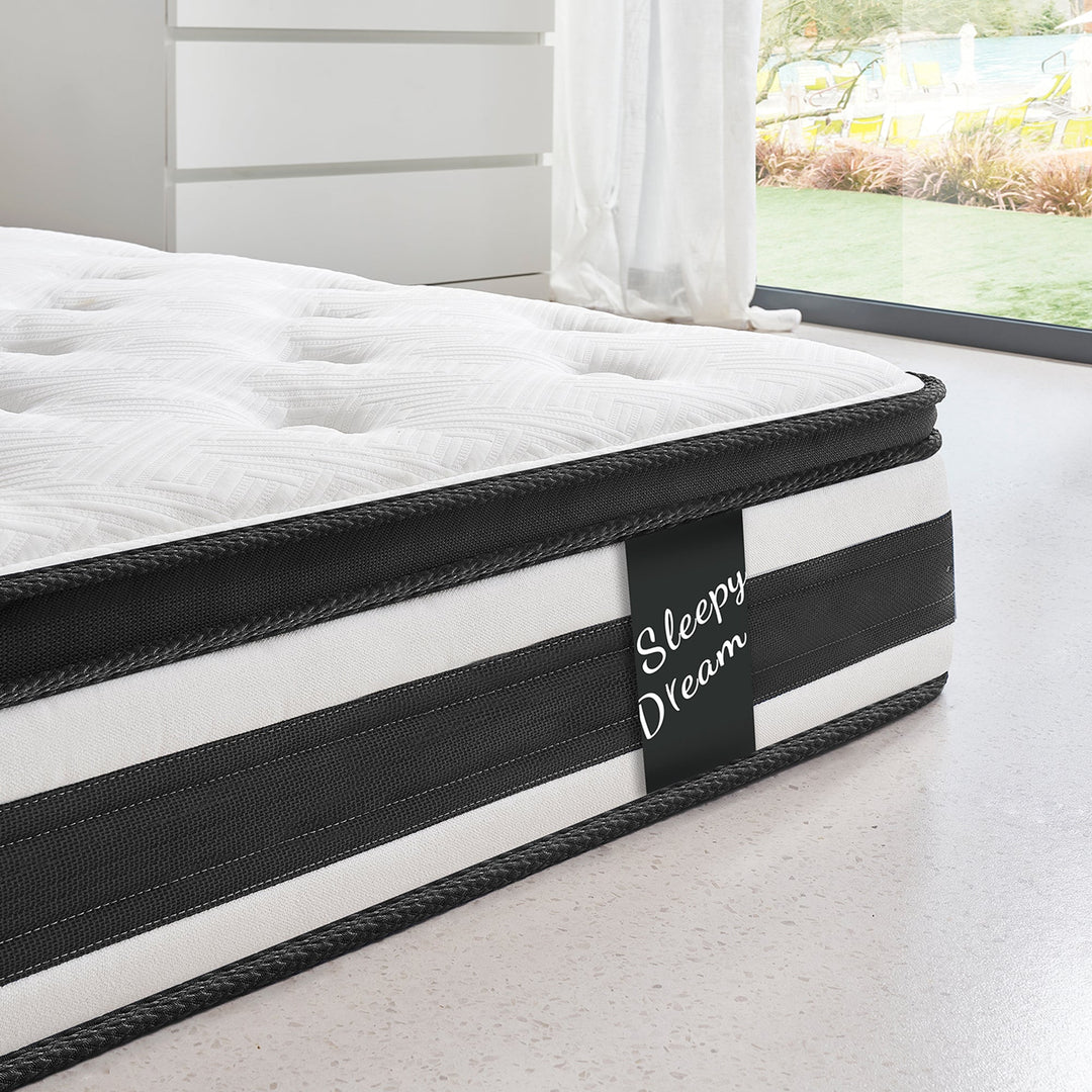 12" Full Hybrid Mattress – Cool Memory Foam + Pocket Springs