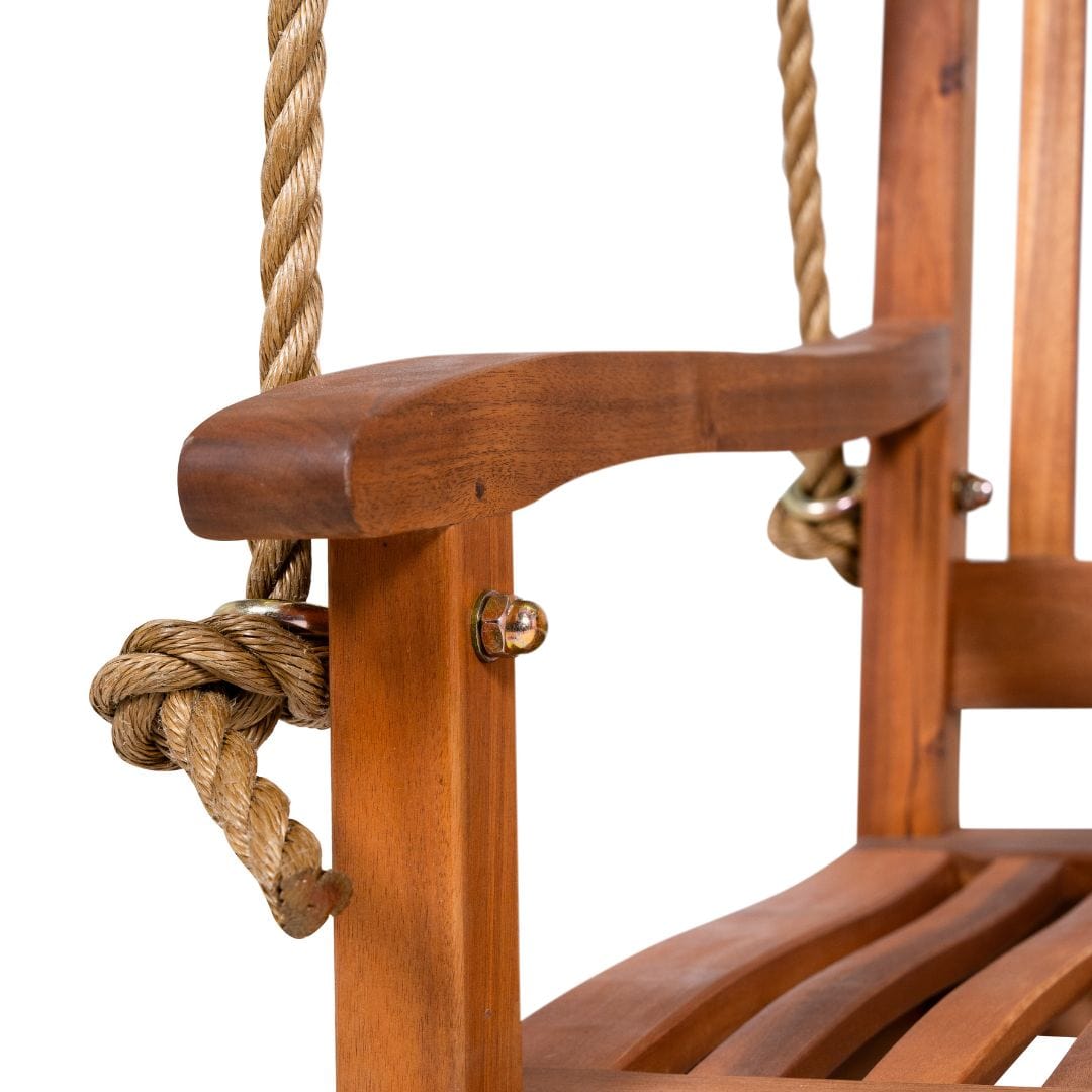Hayden Acacia Porch Swing by East Green