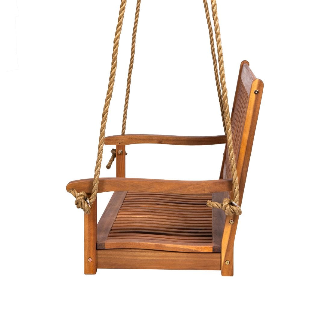 Hayden Acacia Porch Swing by East Green