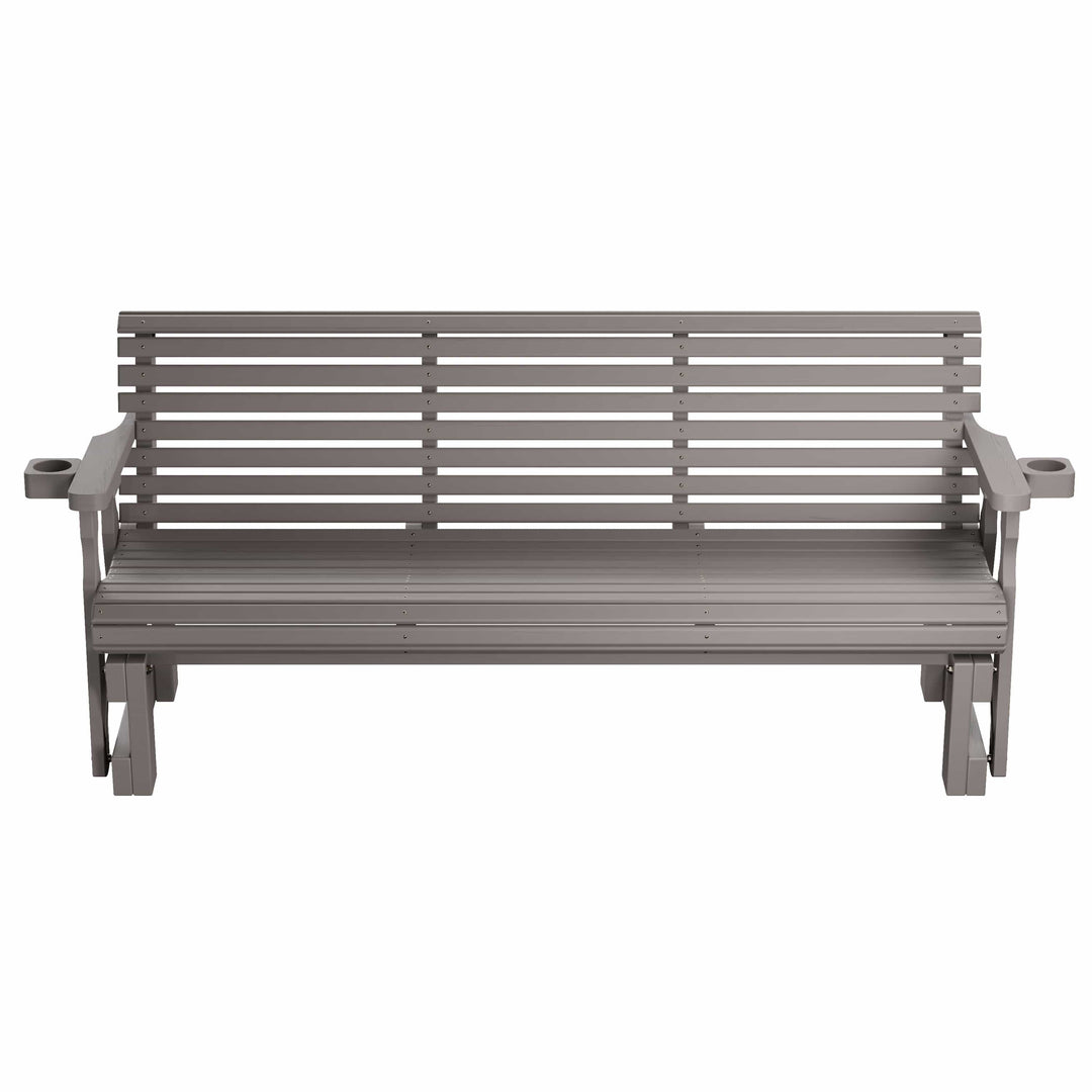 6' Heavy Duty Roll Back Porch Glider β Treated Pine by Amish Casual