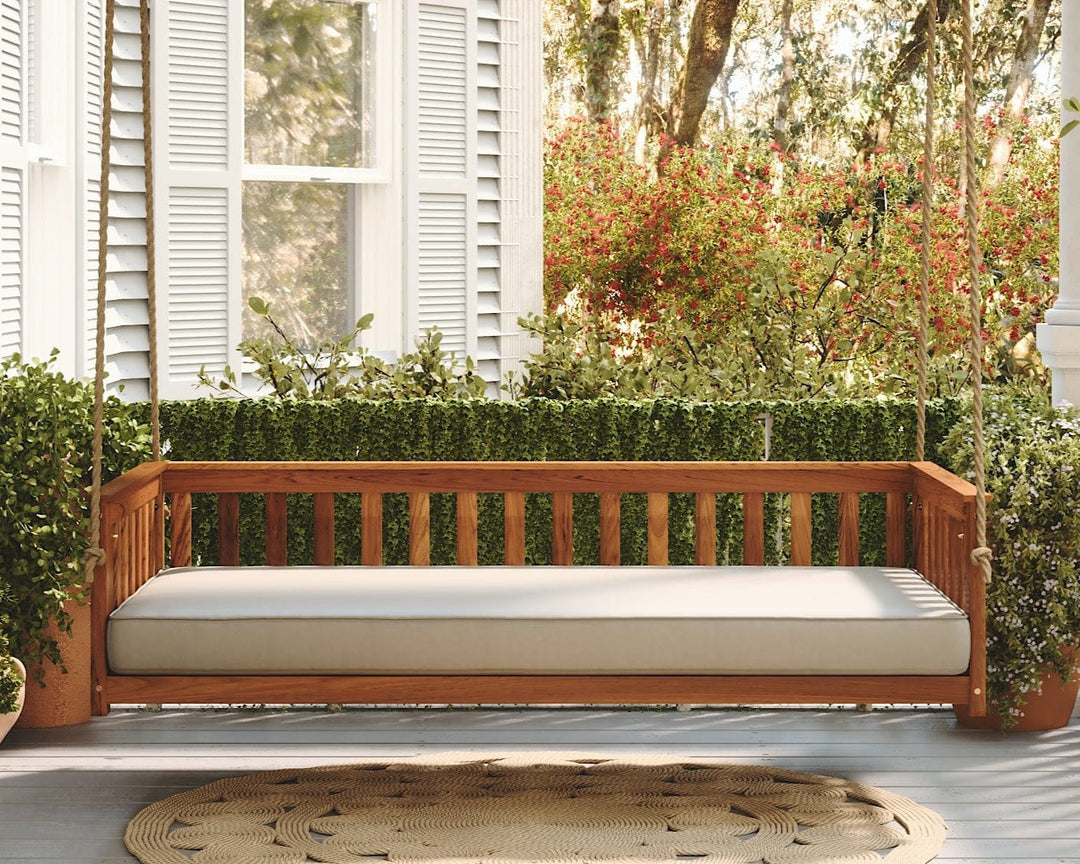 Charleston Acacia Daybed Swing by East Green