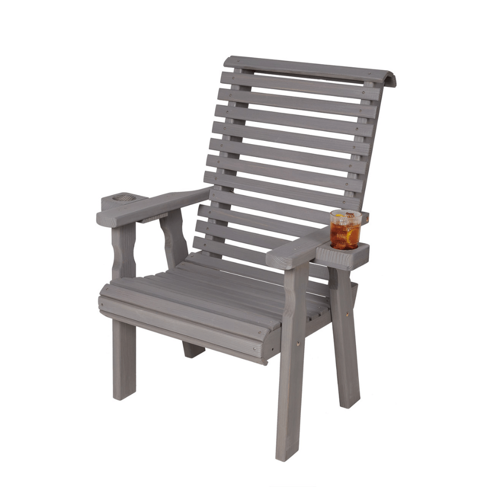 High Back Roll Back Patio Chair β 600 lb Treated Pine by Amish Casual