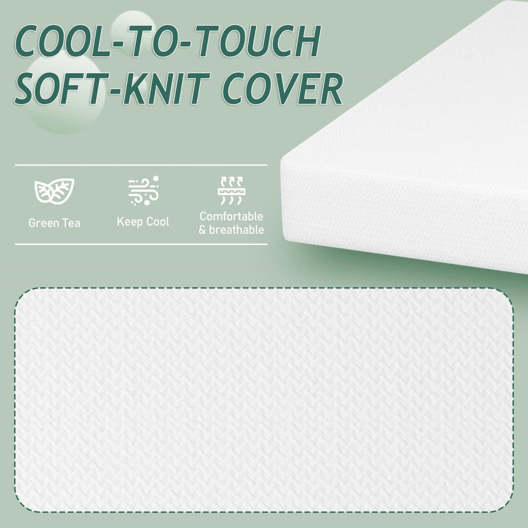 10" Full Size Cool Gel Memory Foam Mattress, Medium Firm