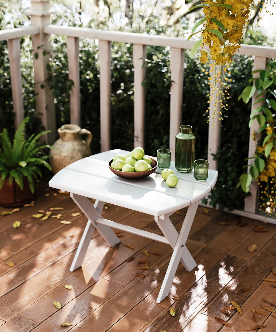 Composite Folding Oval End Table – Keystone Amish Co.