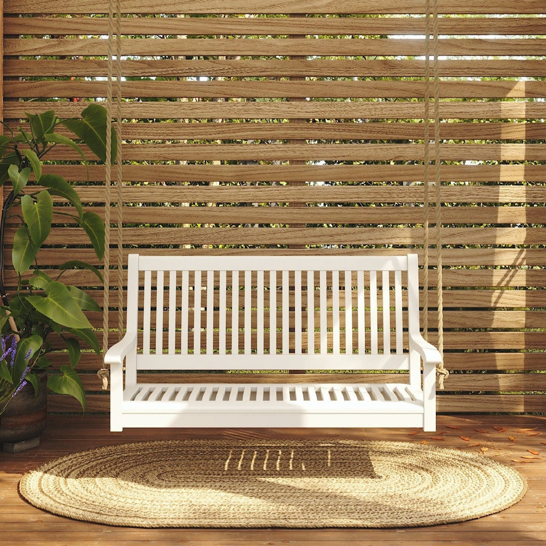 Hayden Acacia Porch Swing by East Green