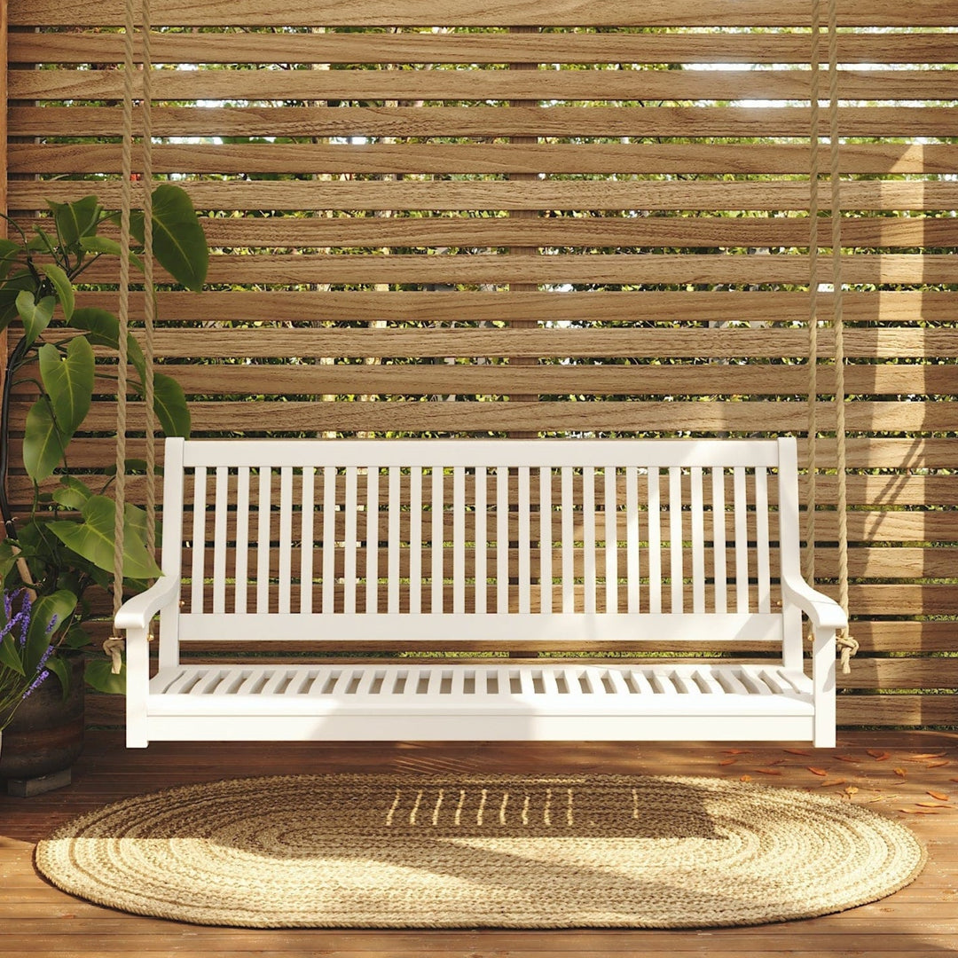 Hayden Acacia Porch Swing by East Green
