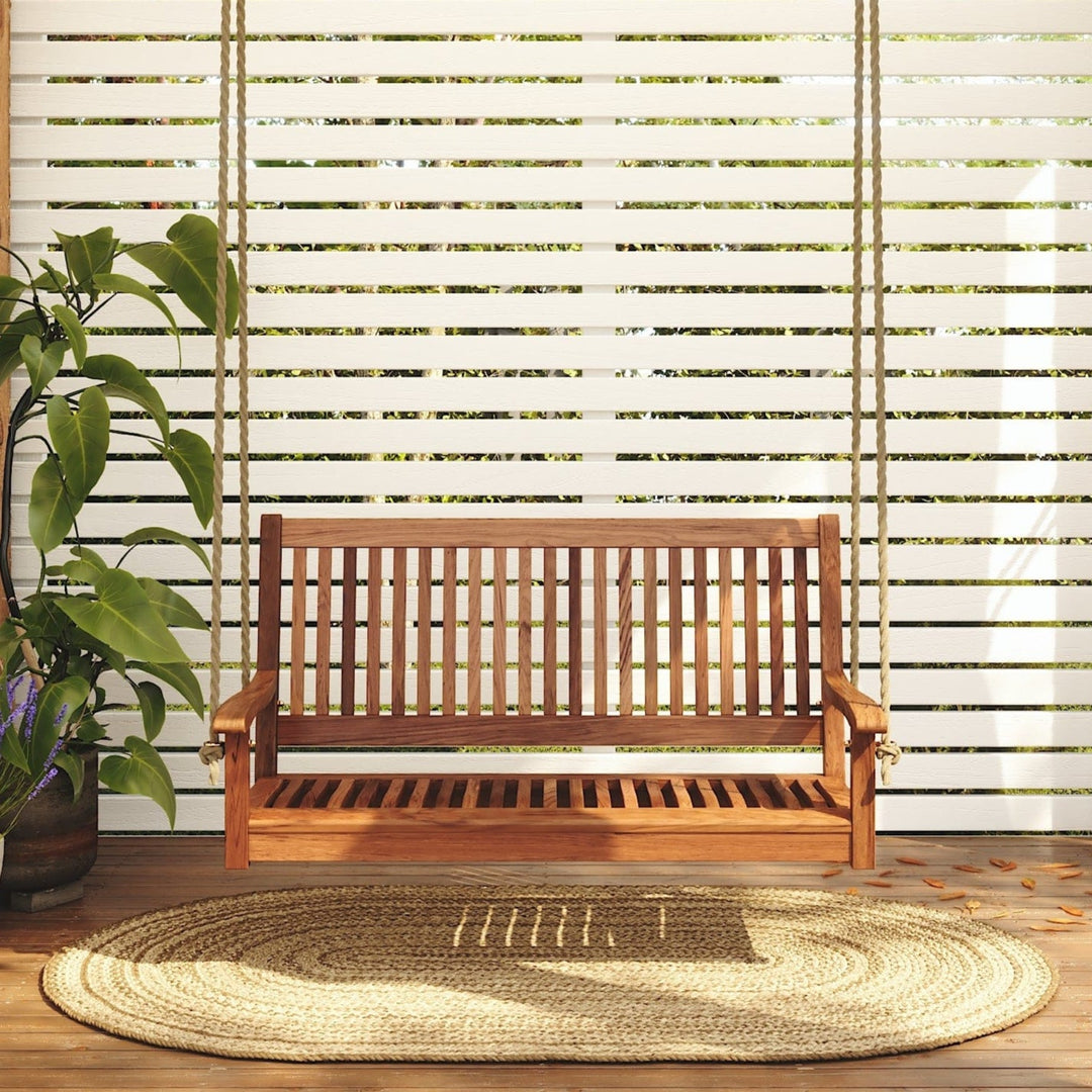 Hayden Acacia Porch Swing by East Green
