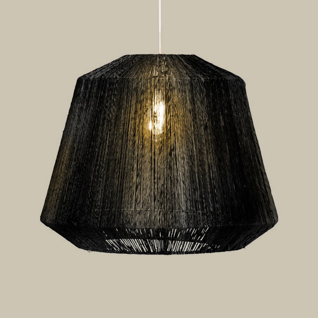 Manhattan Jute Pendant Light β Mid-Century Modern Natural Ceiling Fixture