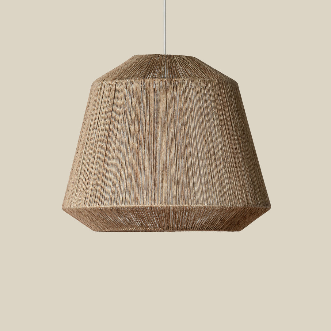 Manhattan Jute Pendant Light β Mid-Century Modern Natural Ceiling Fixture