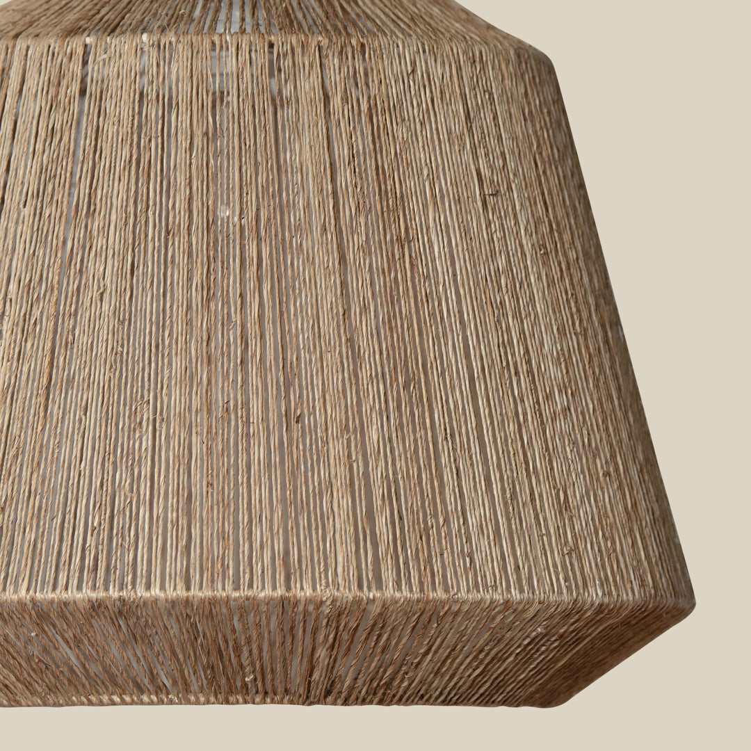 Manhattan Jute Pendant Light β Mid-Century Modern Natural Ceiling Fixture