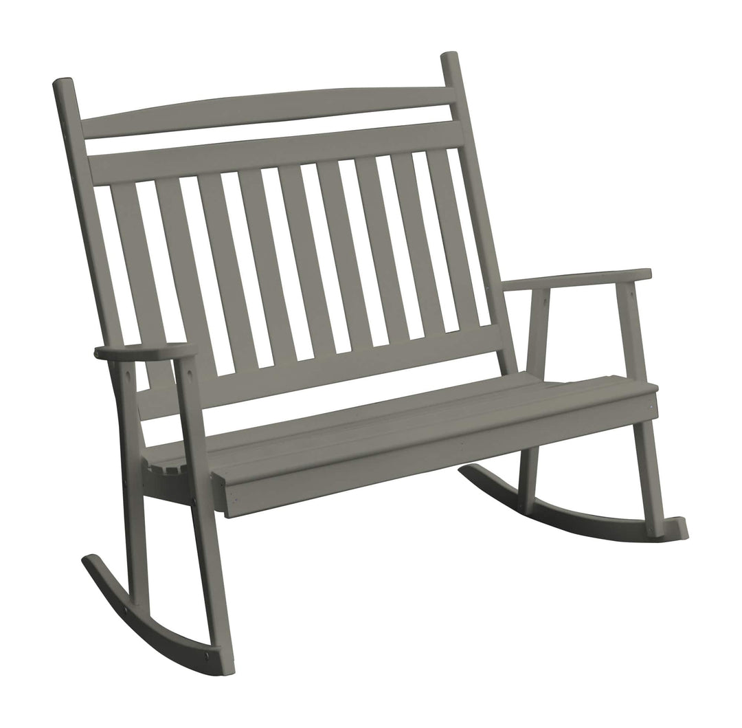 Classic Double Porch Rocker β Yellow Pine by Keystone Amish Co.