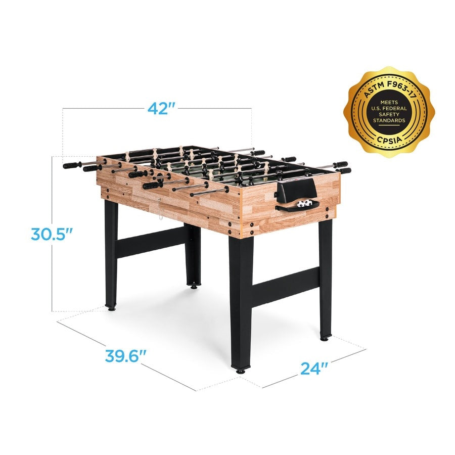 10-in-1 Combo Game Table Set with Pool, Foosball, Ping Pong, Chess
