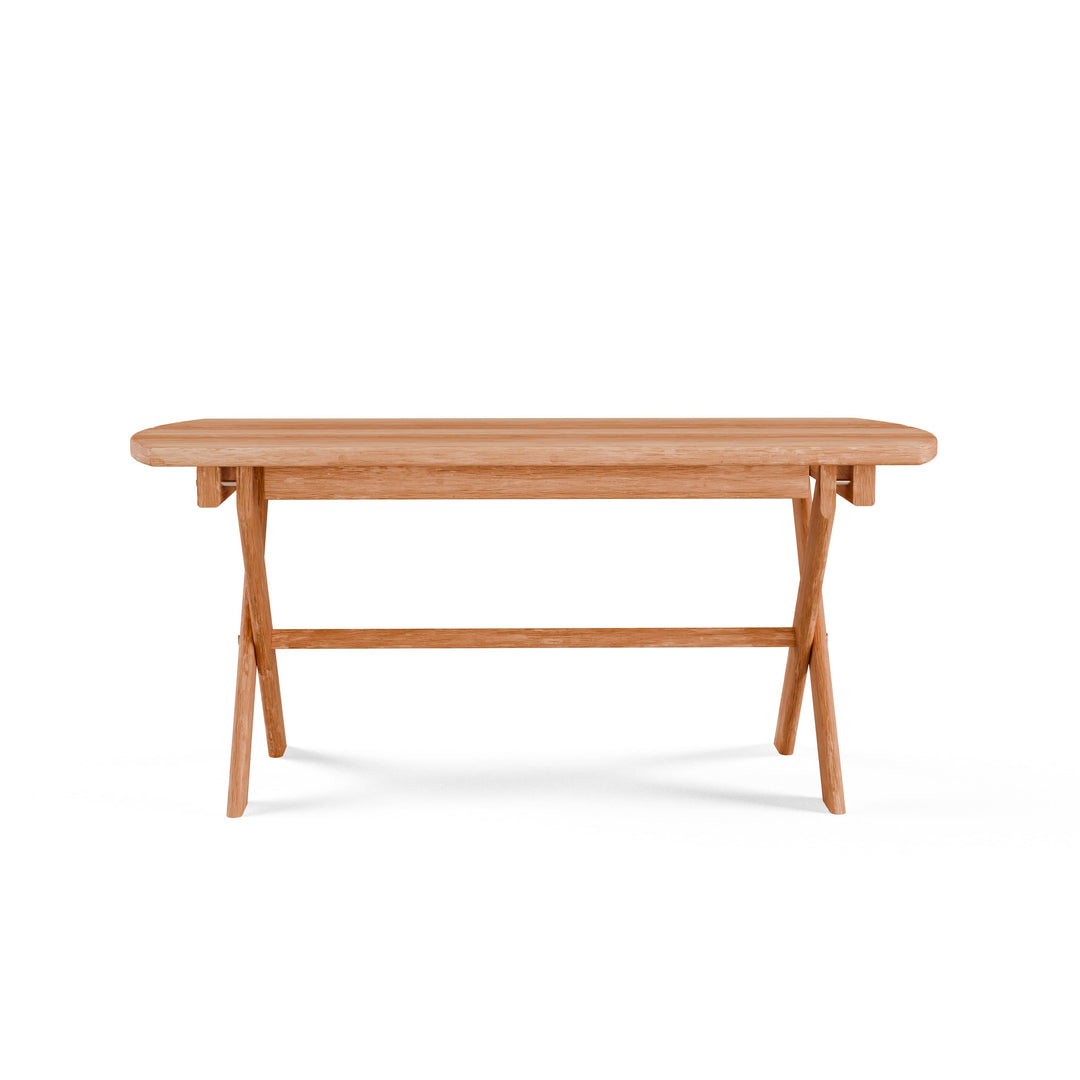 Folding Oval Coffee Table β Red Cedar by Keystone Amish Co.