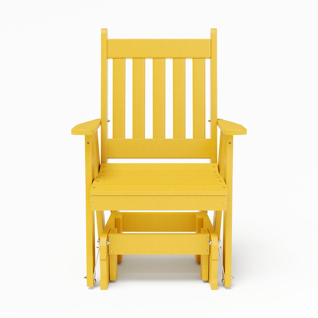 Franklin Recycled Plastic Glider Chair β Keystone Amish Co.