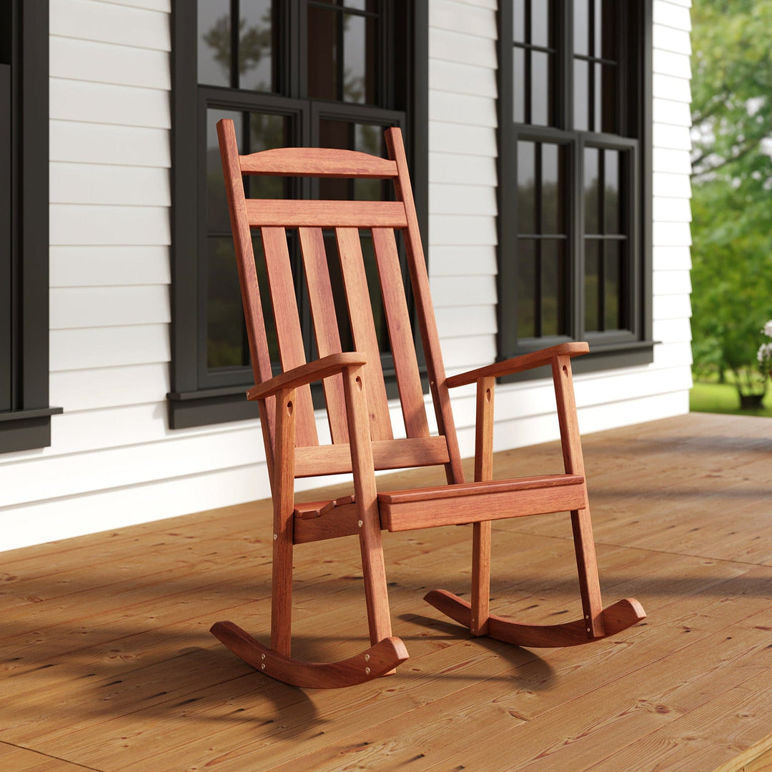 Classic Porch Rocker β Solid Red Cedar by Keystone Amish Co.