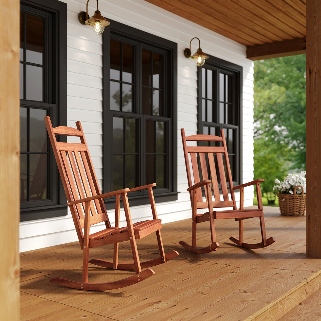 Classic Porch Rocker β Solid Red Cedar by Keystone Amish Co.