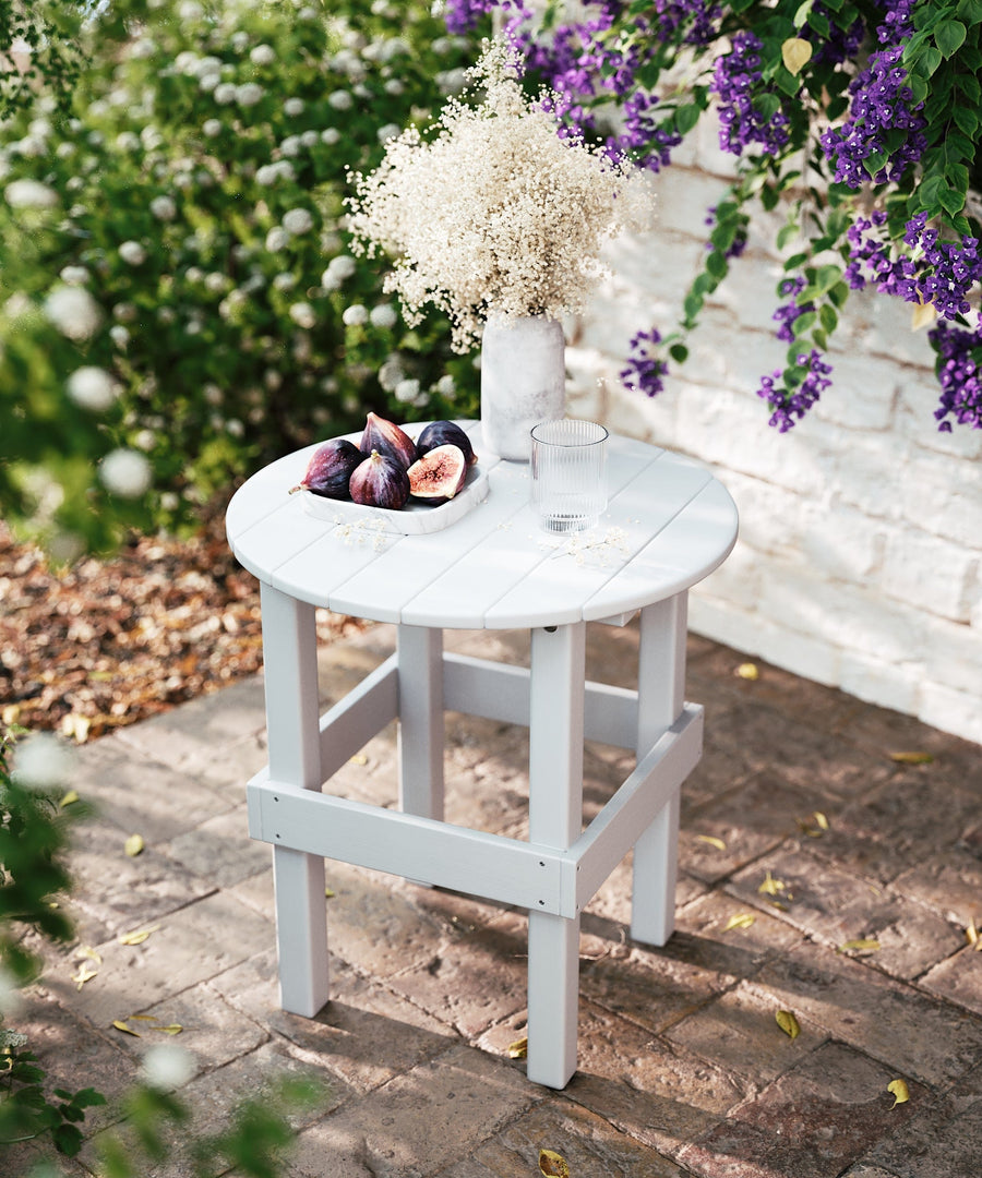 Composite Round End Table β Keystone Amish Co., Recycled Poly