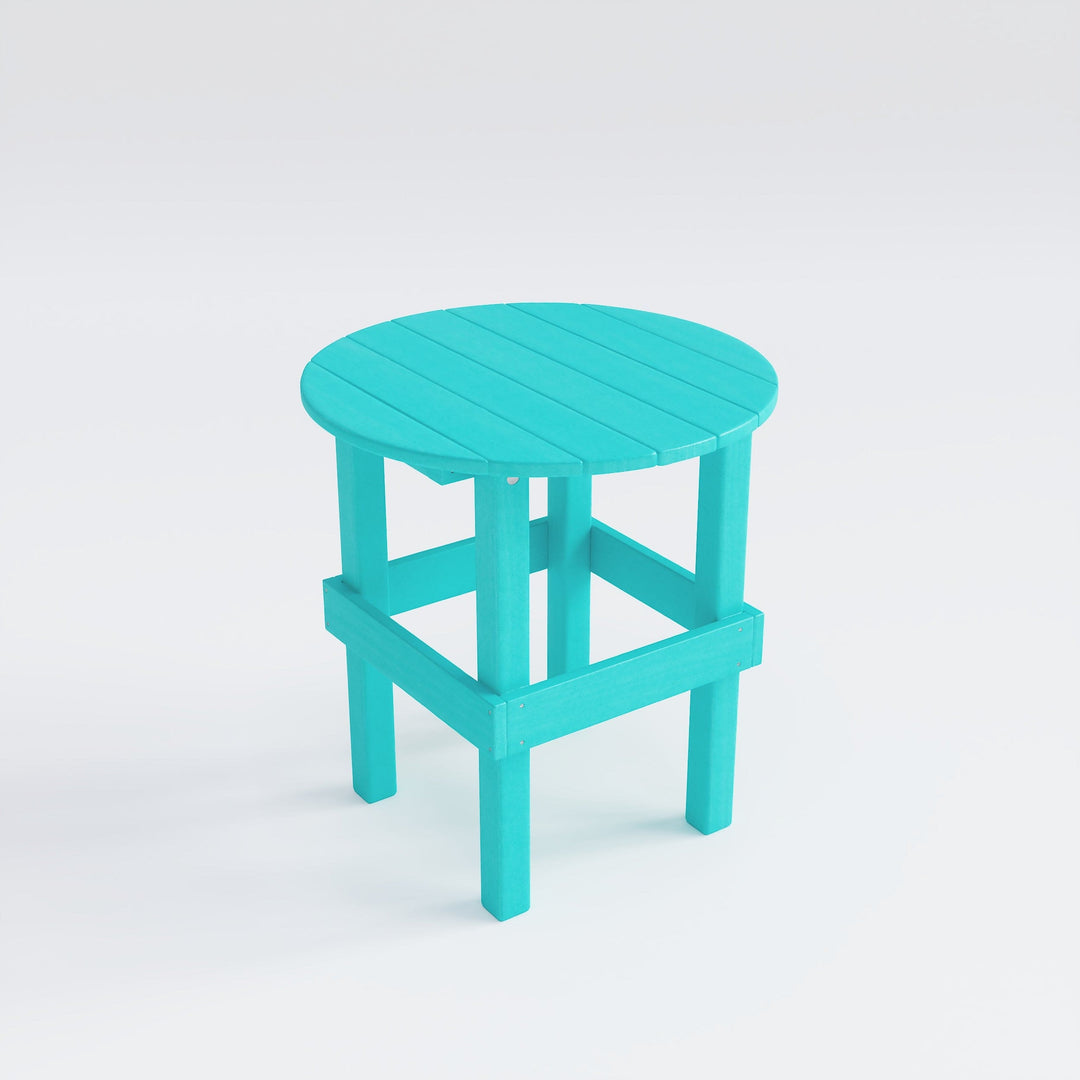 Composite Round End Table β Keystone Amish Co., Recycled Poly