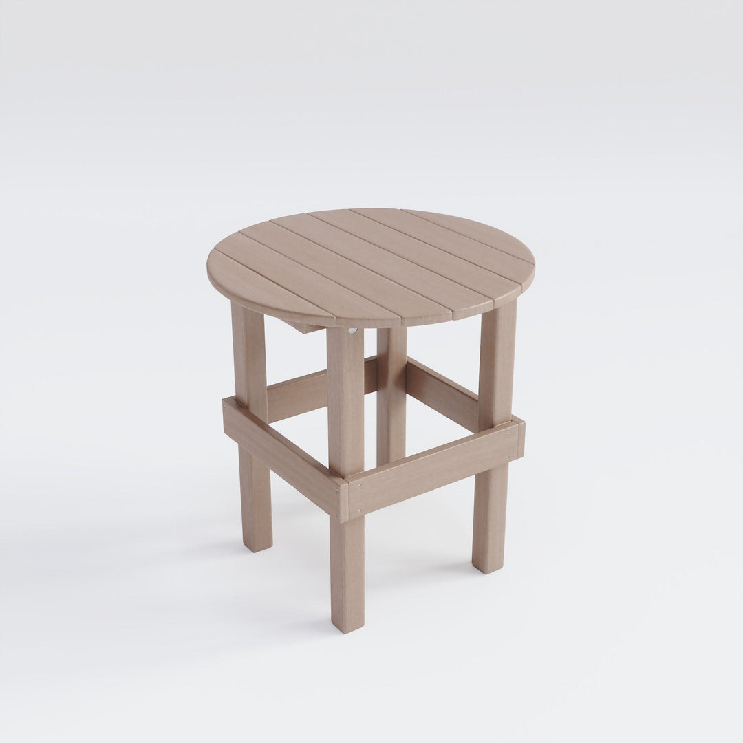 Composite Round End Table β Keystone Amish Co., Recycled Poly