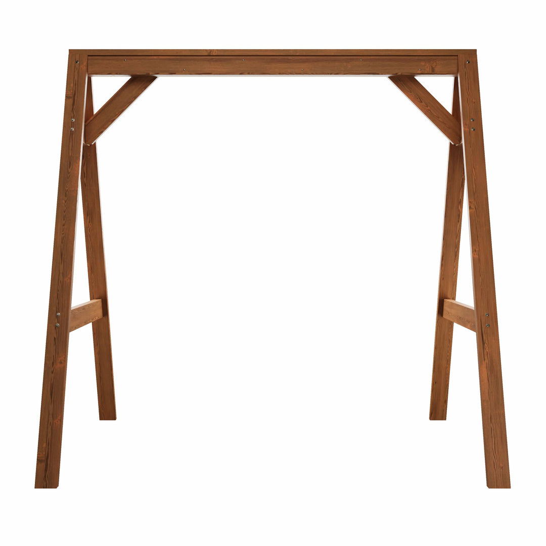 Amish Heavy-Duty A-Frame Swing Stand β Treated Yellow Pine