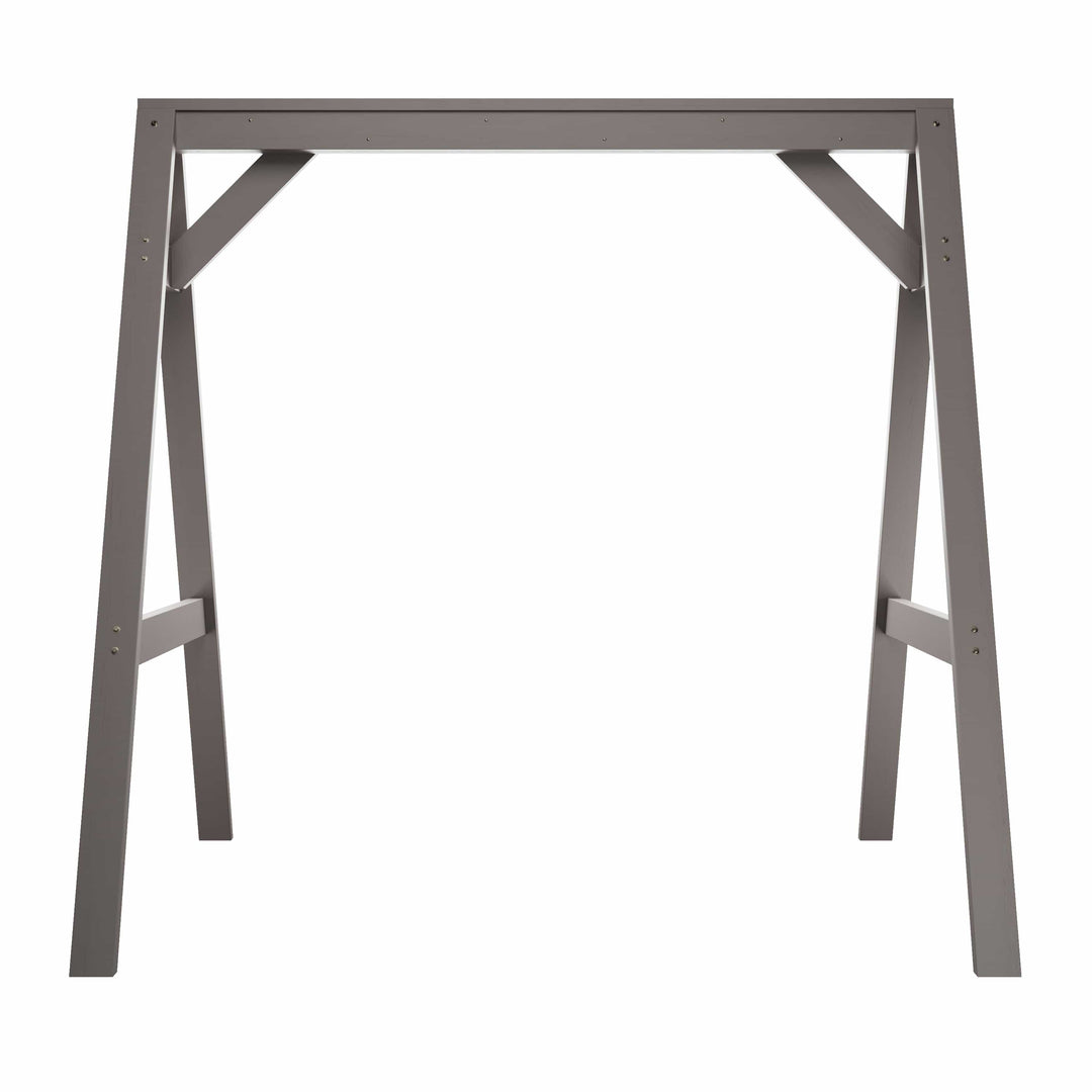 Amish Heavy-Duty A-Frame Swing Stand β Treated Yellow Pine
