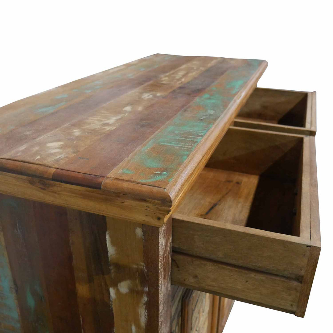 Farmhouse Reclaimed Wood Cabinet β 2 Doors, 2 Drawers
