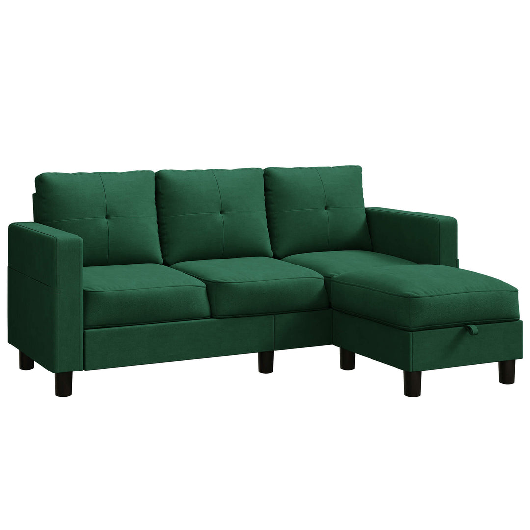 3-Seat Modern Sectional Sofa with Reversible Chaise – Contemporary Comfort for Modern Living