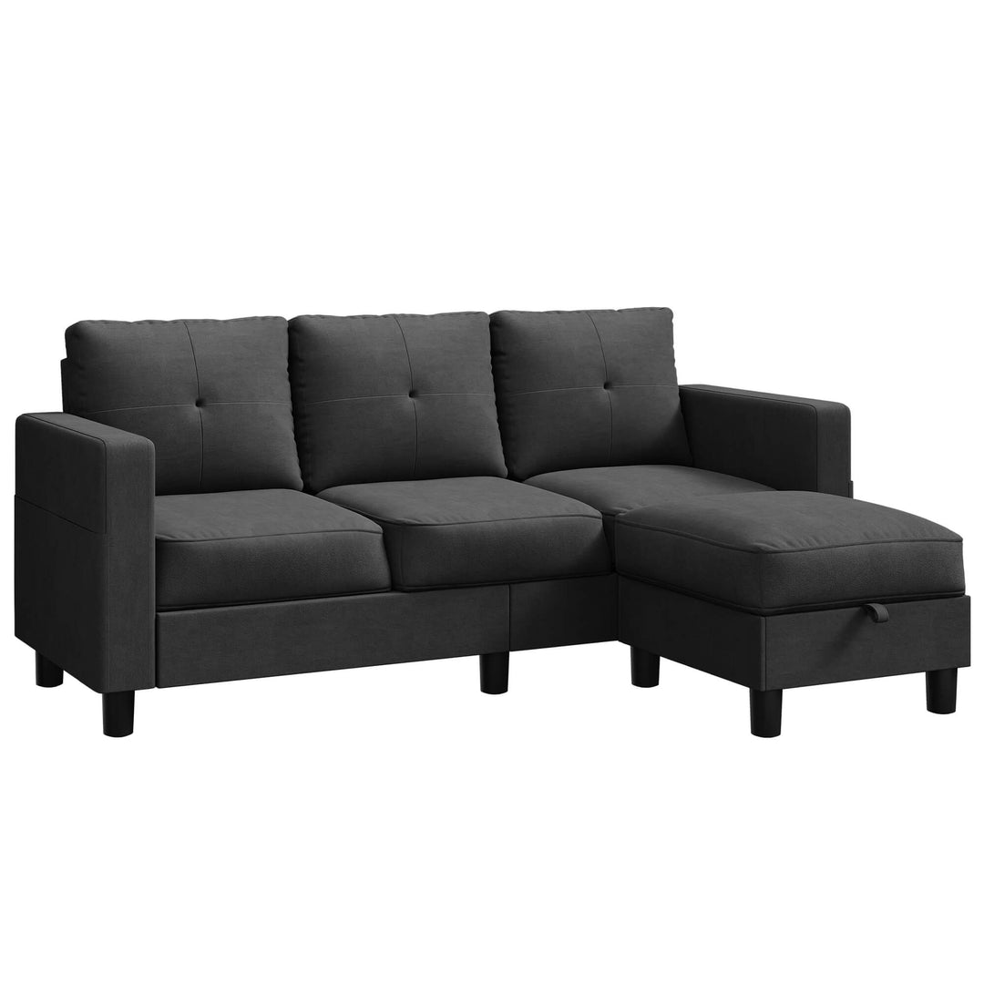 3-Seat Modern Sectional Sofa with Reversible Chaise – Contemporary Comfort for Modern Living