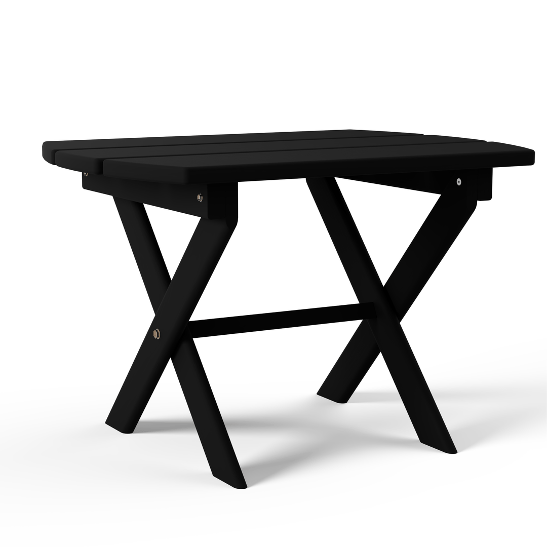 Folding Oval End Table β Yellow Pine by Keystone Amish Co.