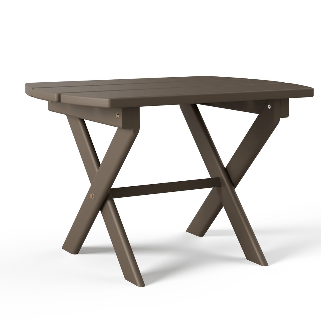 Folding Oval End Table β Yellow Pine by Keystone Amish Co.