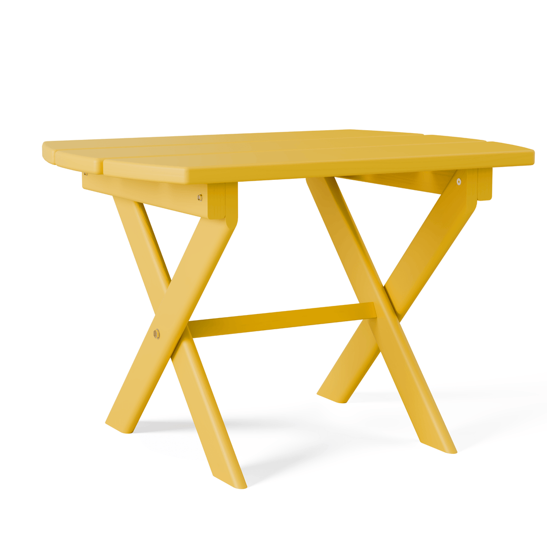 Folding Oval End Table β Yellow Pine by Keystone Amish Co.