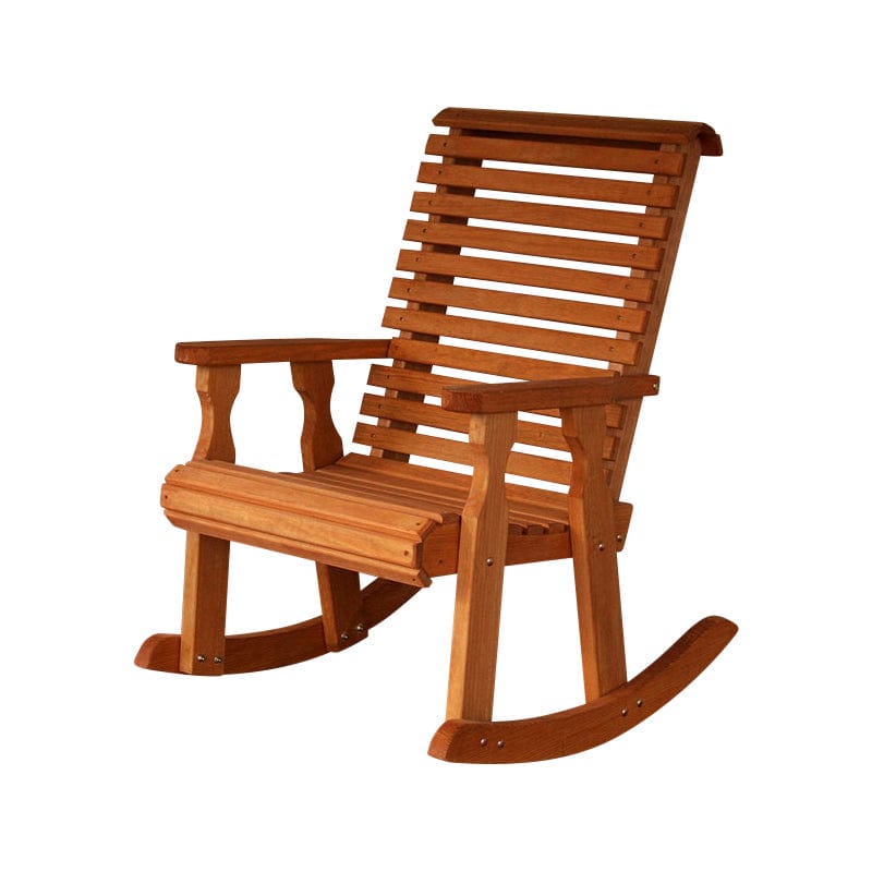Roll Back Outdoor Rocking Chair β Heavy Duty Pine by Amish Casual