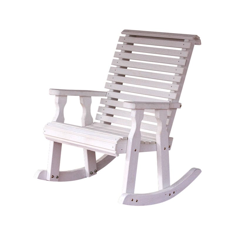 Roll Back Outdoor Rocking Chair β Heavy Duty Pine by Amish Casual