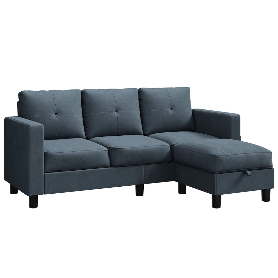 3-Seat Modern Sectional Sofa with Reversible Chaise – Contemporary Comfort for Modern Living