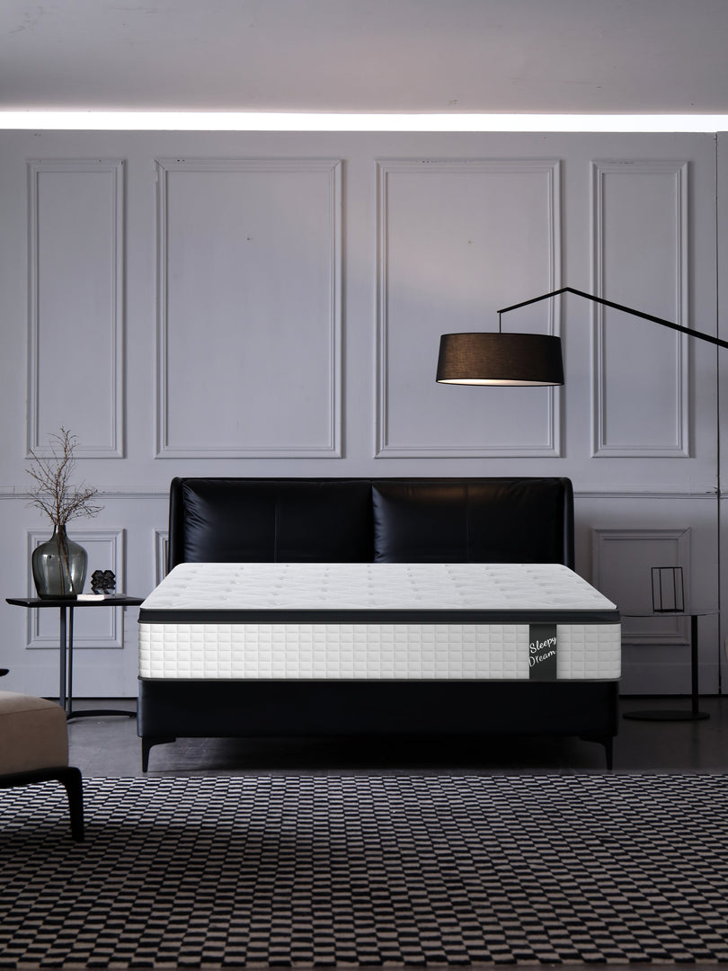 12" Queen Hybrid Mattress with Memory Foam & Pocket Springs, Cool Knit Cover