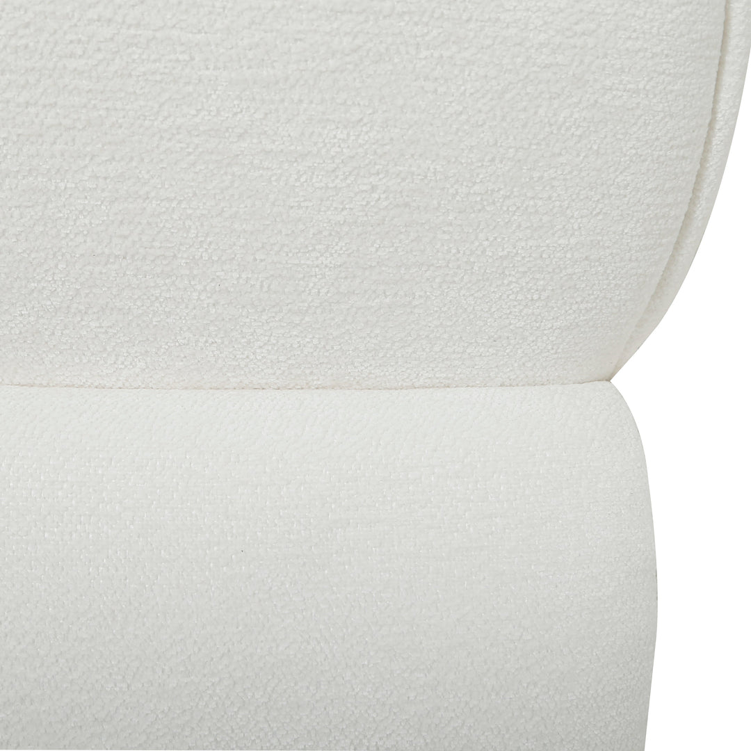 122" Beige L-Shaped Sectional Sofa with Chaise, Fully Assembled