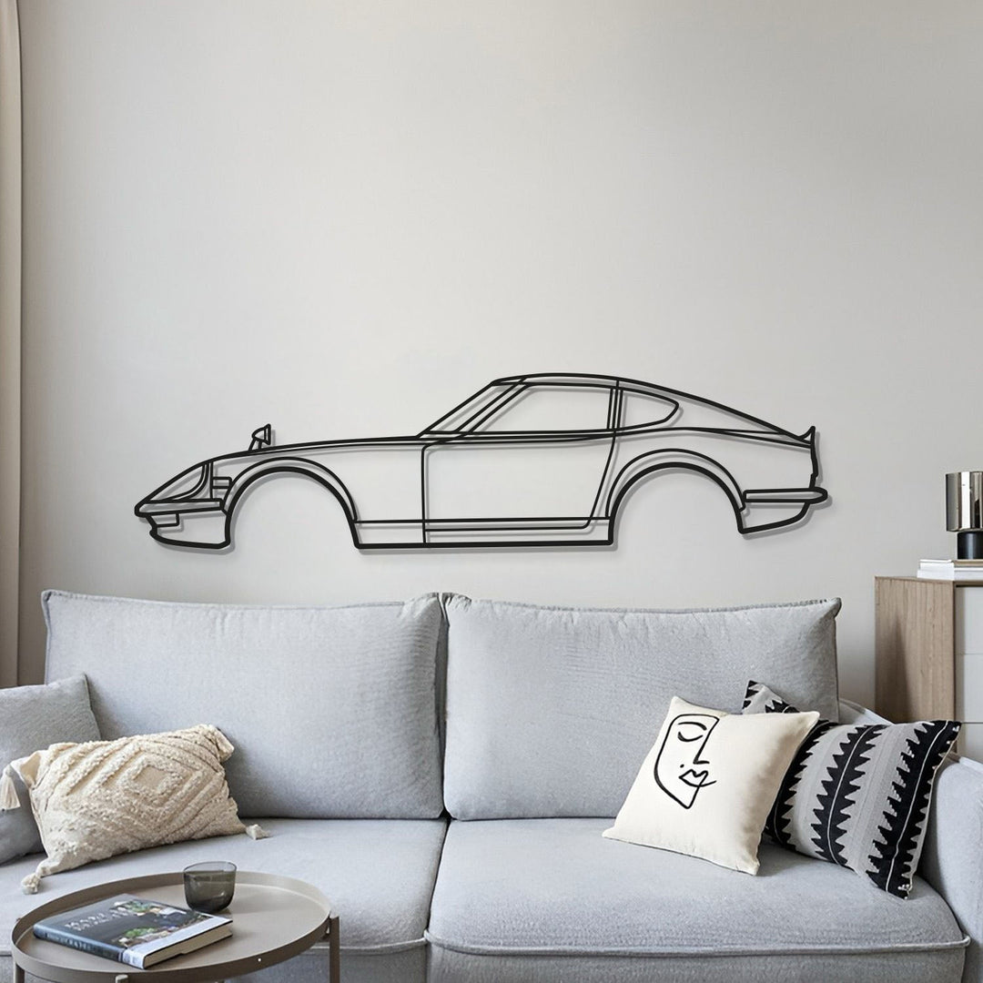 1971 Fairlady 240ZG Metal Wall Art – 3D Laser Cut Steel Car Decor
