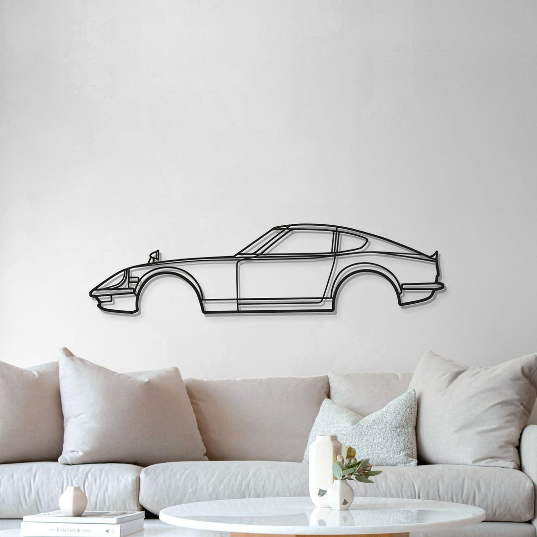 1971 Fairlady 240ZG Metal Wall Art – 3D Laser Cut Steel Car Decor