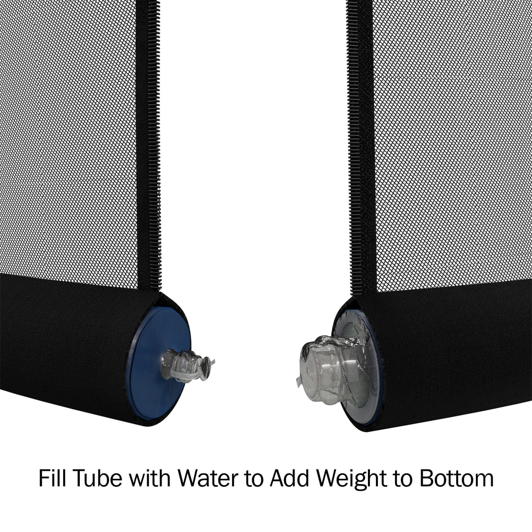 Mosquito Net for 7.5ft Patio Umbrella – Breathable Outdoor Mesh Screen with Zippered Entry & Weighted Bottom