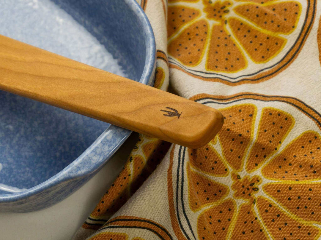 13" Wooden Spurtle, Handcrafted Hardwood Kitchen Tool