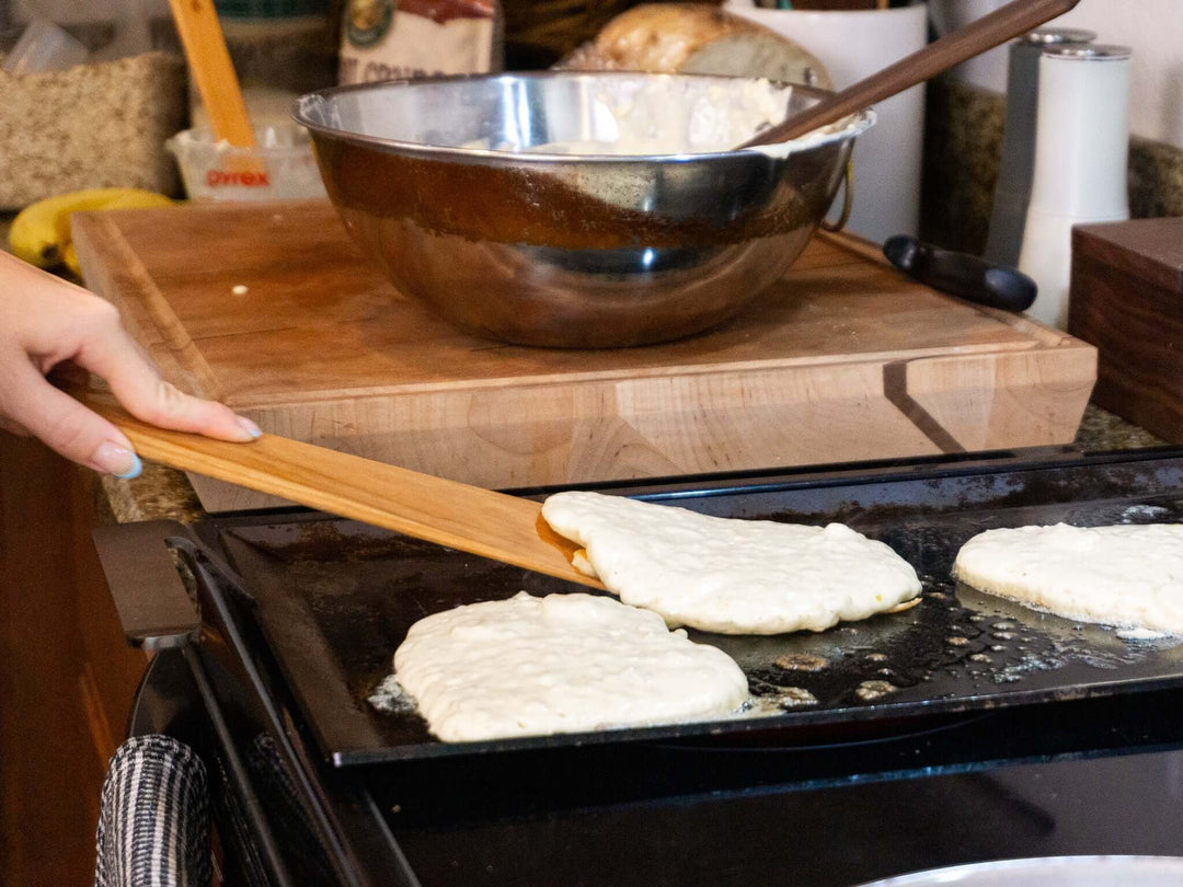 13" Handcrafted Wooden Turner, Walnut, Cherry, or Maple