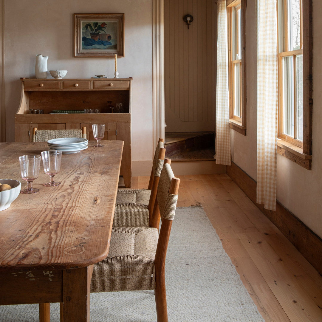 Alma Indoor/Outdoor Dining Chair – Handwoven Teak Frame with Performance Cord