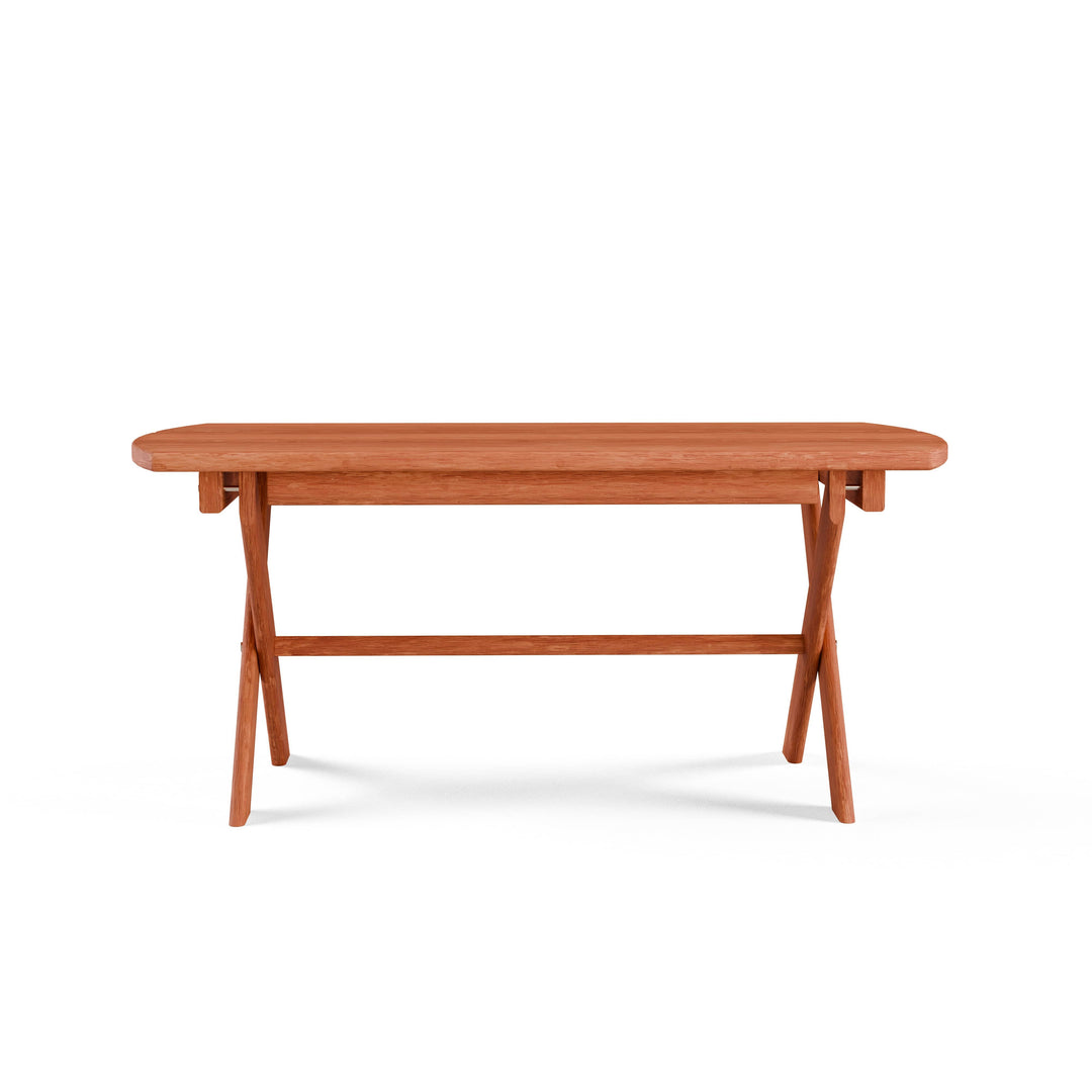 Folding Oval Coffee Table – Red Cedar by Keystone Amish Co.