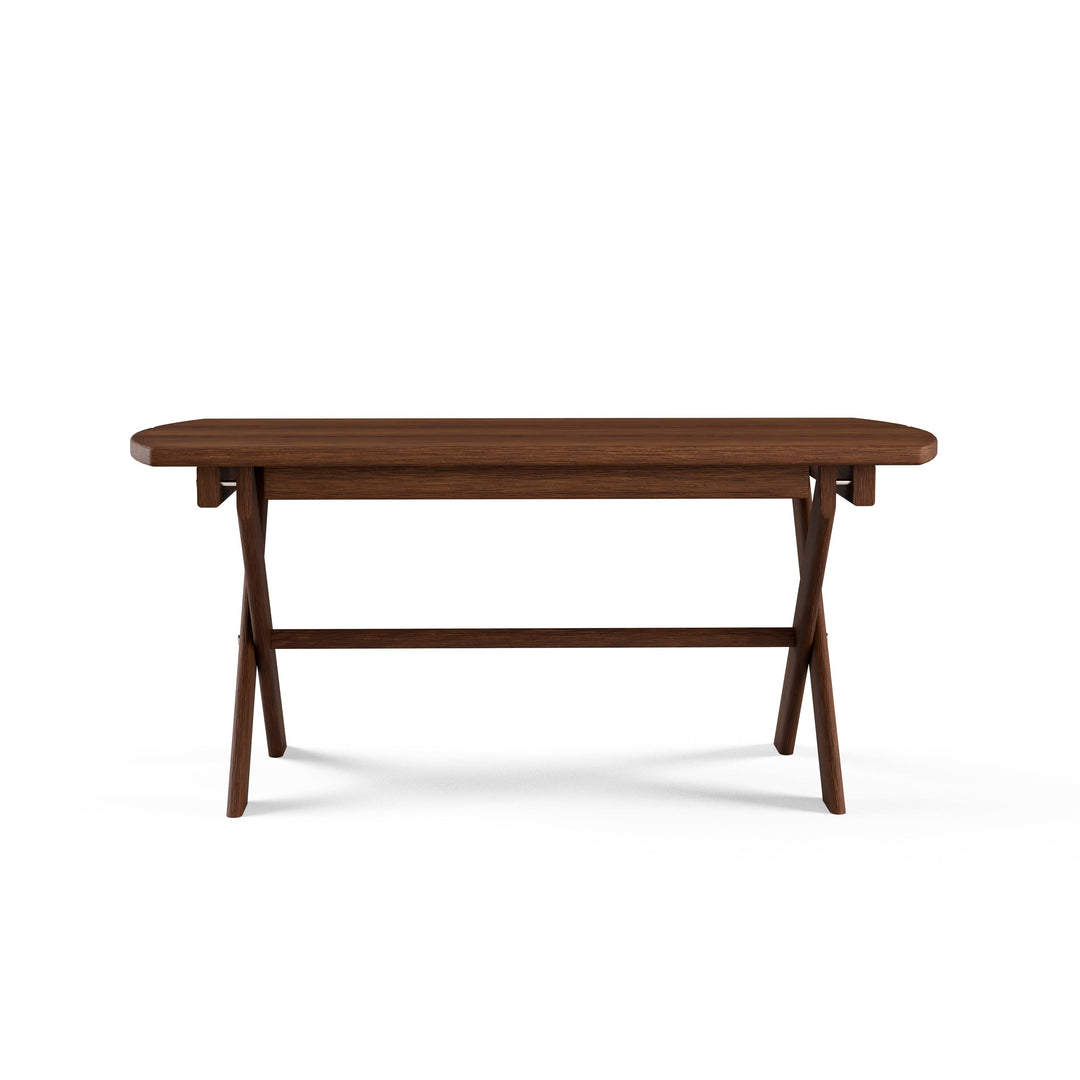 Folding Oval Coffee Table – Red Cedar by Keystone Amish Co.